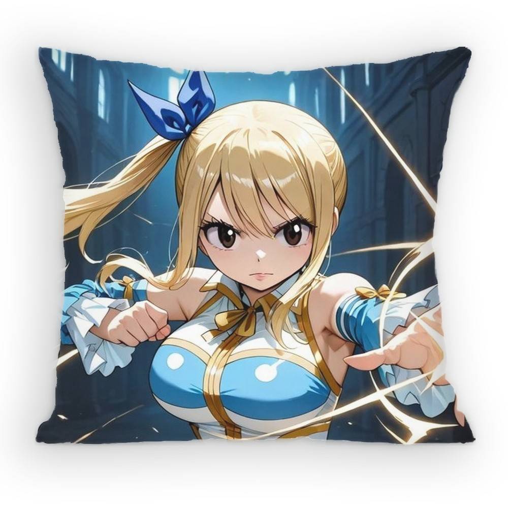 FAIRY TAIL Наволочка Люси Диван Гостиная Спальня Изголовье Спинка Подушка Квадратная Подушка Время Сна