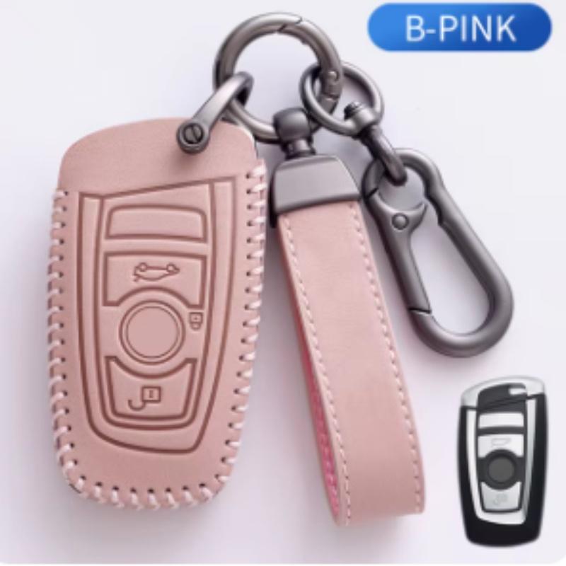 Leather Car Remote Key Case Cover Shell For BMW 1 2 3 4 5 6 7 Series F20 F30 F31 F34 F10 F11 X3 F25 X4 I3 M3 M4