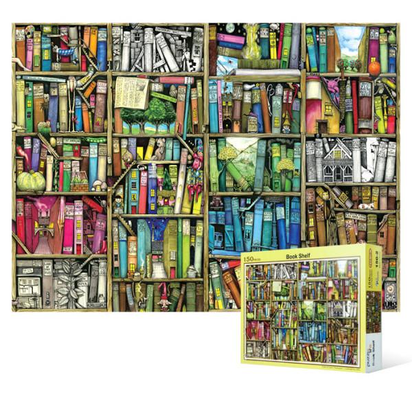 Пазл из 150 деталей - Книжная полка, популярная корейская головоломка