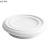 Pure White High Legged Ceramic Dining Plate Dessert Plate Sushi Salmon Plate Restaurant Molecular Cooking Creative Tableware