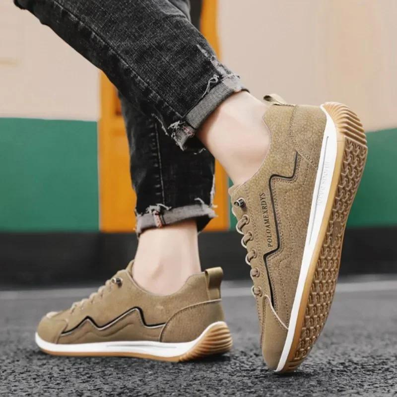 Мужские повседневные кроссовки спортивная обувь для мужчин весна осень на шнуровке мужская уличная спортивная обувь для бега ретро вулканизированная обувь