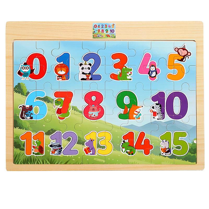 Деревянный пазл из 40 деталей для детей, животные, динозавры, мультяшный деревянный плоский пазл для малышей, развивающие игрушки для раннего развития