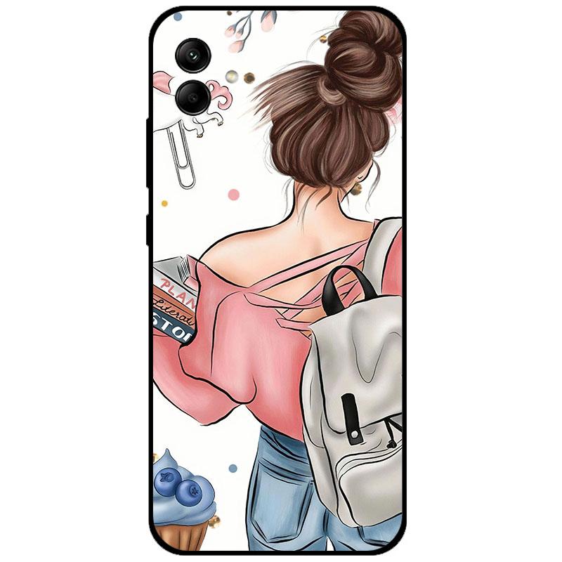 Для Samsung Galaxy A04e A04 A04S 2022 Милый чехол для телефона с принтом Для SamsungA04 A 04 04e SM-A042F A045F Мягкие силиконовые TPU чехлы