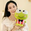 Очаровательная плюшевая игрушка лягушка с большими глазами, мягкая подушка-обнимашка для детей, подарок