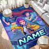 Custom Name Personalized Kpop Demon Hunter Print Carpet, Versatile Home Decor Rug, for Playroom, Apartment, Balcony, Entryway, Hallway Gift