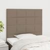 VidaXL Headboard Bedroom Furniture Bed Accessories Single Bed Heads Interior Taupe 3116326