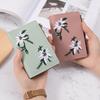 Fashion Leather Short Women Wallet Ladies Small Clutch Money Coin Pocket Card Holders Purse Female Embroidered Wallets
