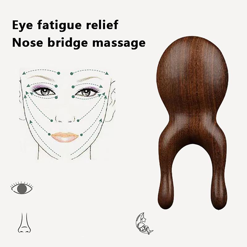 1 шт., расческа для массажа меридианов тела, лица, глаз, плеч, шеи, иглоукалывание, терапия, кровообращение, массажный инструмент Гуаша