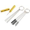 Airbrush Spray Gun Cleaning Repair Tool Stainless Steel Needle&Brush Set Ark