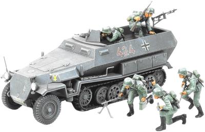 Tamiya 1/35 Военная миниатюра Серия Нет. 20 Немецкий армейский бронетранспортер Hanomag Пластиковая модель 35020