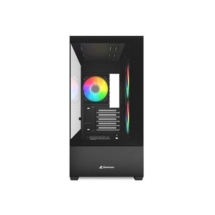 Корпус ПК Sharkoon MK6 RGB Белый Micro-ATX Закаленное стекло и 3 вентилятора PWM ARGB