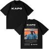 Rapper Kapo Fashion Print Tour 2026 T Shirts Men Women Fashion Tshirt Loose Vintage 100 Cotton Gothic Punk TShirts Streetwear