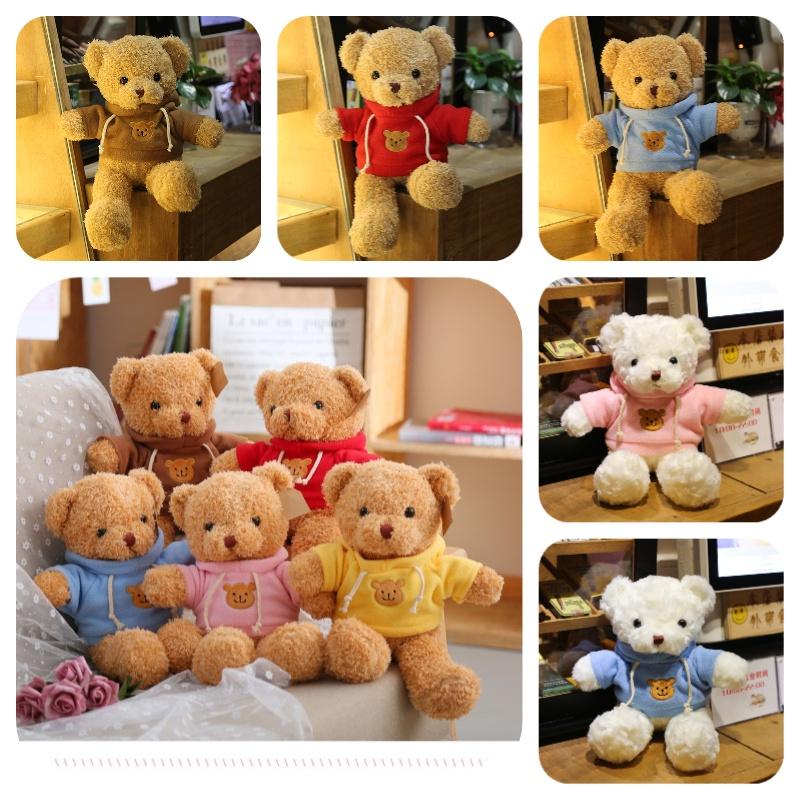 Adorable Teddy Bear Plush Doll 38cm Various Outfits Logo Tagging Ideal For Weddings And Celebrations