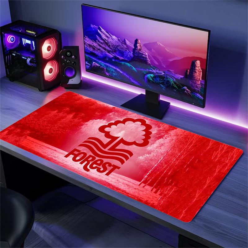 Nottingham Forest F.C Print Cushion Non-slip Laptop Tablet Big Mousepad XXL Mat Mini PC Playmat With Lock edge