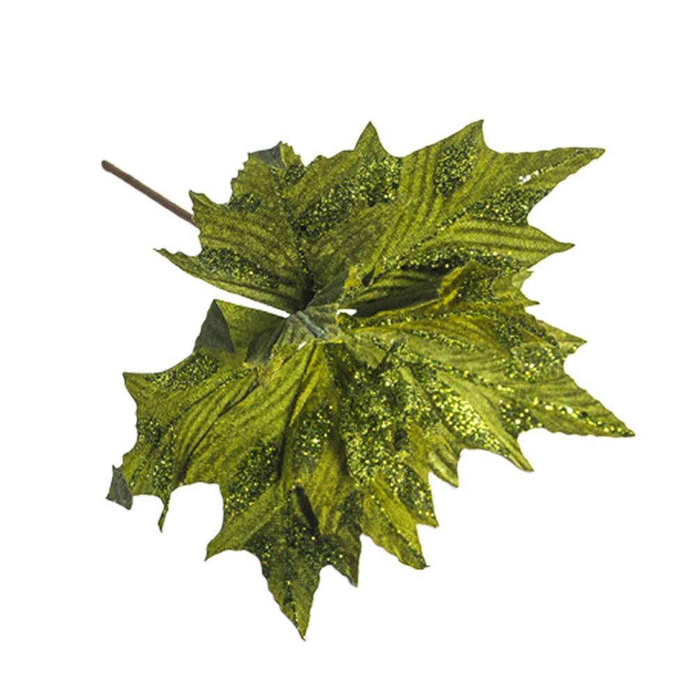 Handmade Artificial Xmas Flower Lightweight Fake Christmas Flower  Home Decor