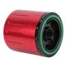 Высокопроизводительный масляный фильтр с резьбой M20x1.5, магнитом, моющийся, многоразовый, для замены, для Honda, красный.