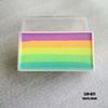 Набор для фестивального арт-макияжа Неон Детский набор для раскрашивания лиц Профессиональная палитра красок для лица и тела на водной основе Радужный разделенный торт