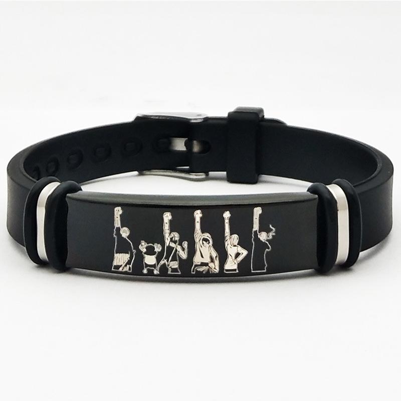 Модный унисекс цельный ремешок на запястье креативный периферийный Луффи Зоро тот же для женщин мужчин подарок на день рождения модные мультяшные ювелирные изделия аксессуары