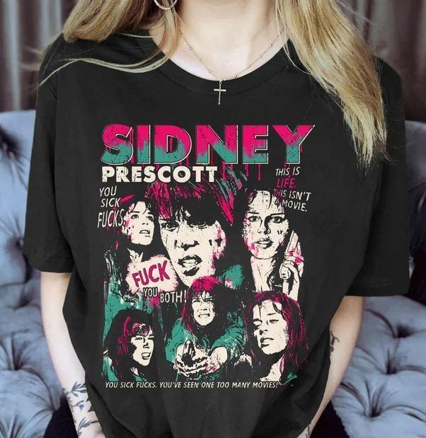 Sidney Prescott Shirt Horror Movie Fan TShirt