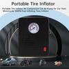 Multi-Purpose Portable Tire Inflator Air Compressor Car Air Pump For Car Tires Motorcycle 100PSI Fast Inflating Tires Inflator