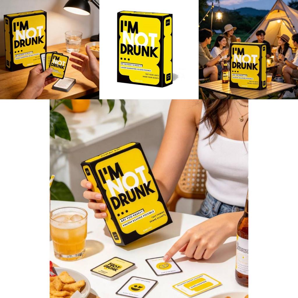 Im Not Drunk Card Game For Party Entertainment And Brain Training For Adults And Teens