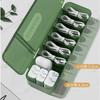 Household Supplies Cable Storage Box Organizer Charger Cord 7 Compartments Reusable Data Cable Storage Case Tools Accessory