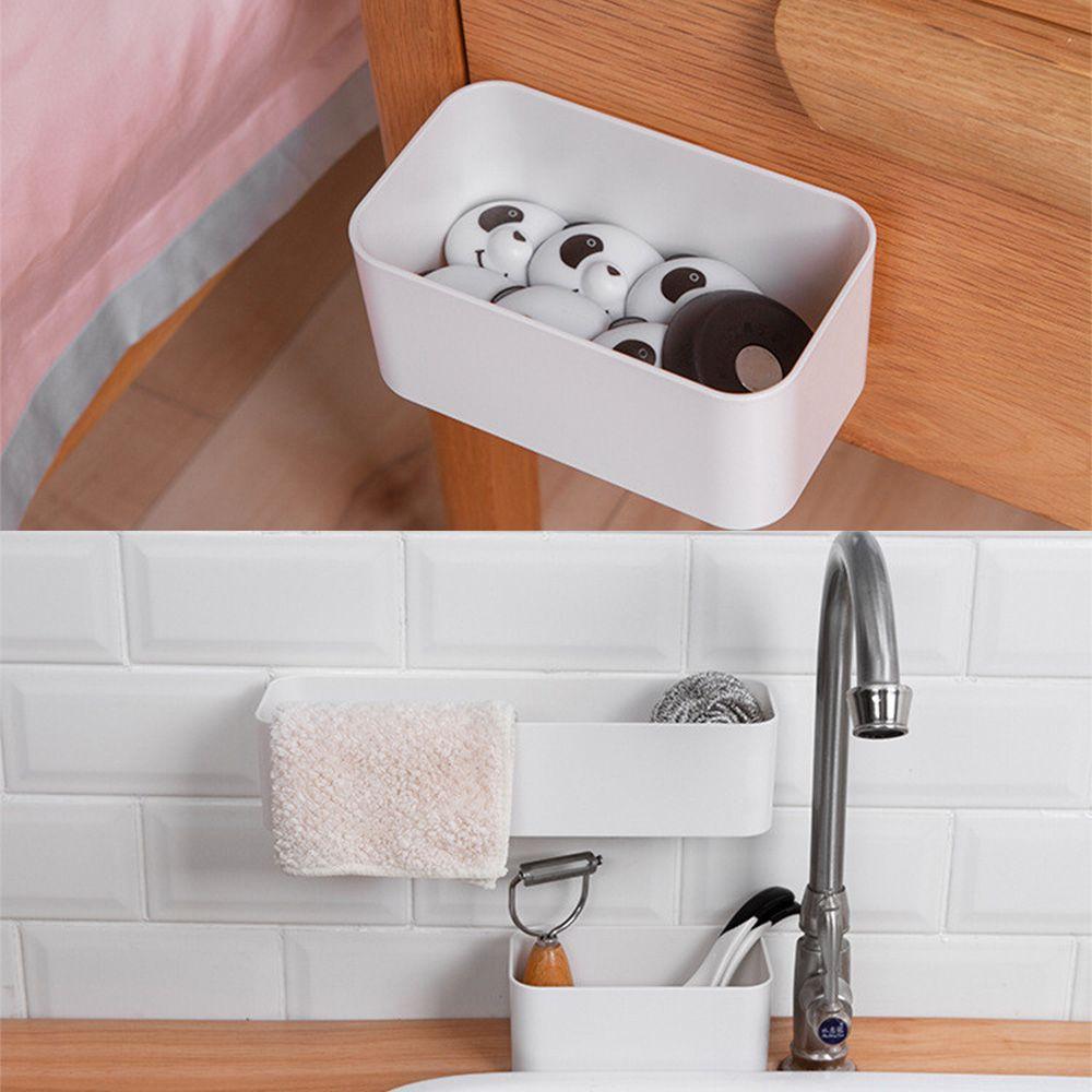 Клейкая вешалка настенный органайзер фиксируется на стене косметический ящик для хранения держатель пульта дистанционного управления