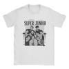 Футболка Super Junior Мужская Повседневная Хлопковая Футболка Круглый Вырез Короткий Рукав Футболка Идея для Подарка Топы
