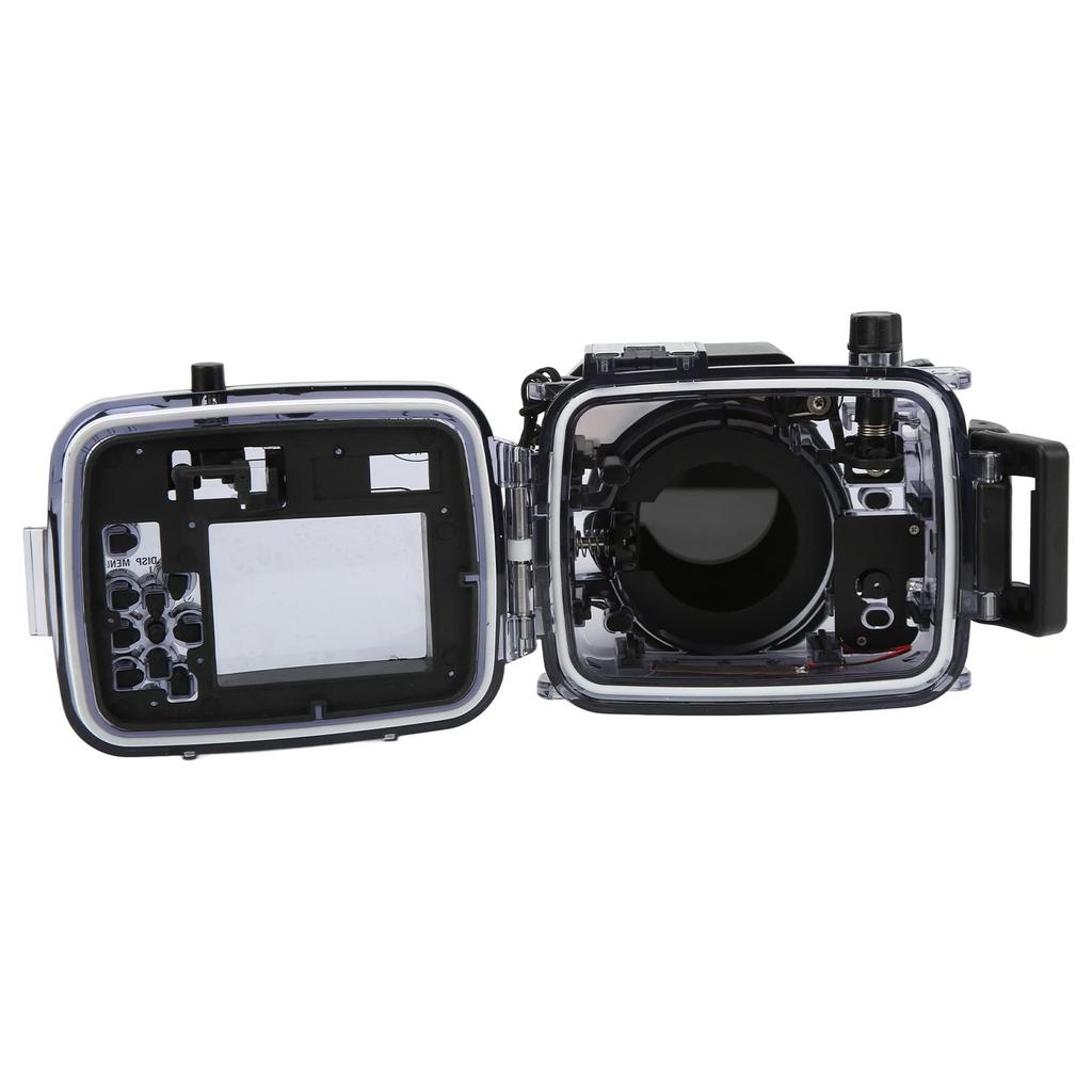 Underwater Waterproof Housing Case Cold Shoe Mount Design Camera Diving Protector for Sony RX100 RX100 II RX100 III RX100V Camera 60m/65.6yd