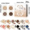 4 Colors Glitter Champagne Eyeshadow Diamond Waterproof Matte Eyeshadow Palette Pearlescent Glitter Shiny Eyes Makeup Cosmetic