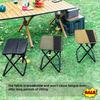 Portable Folding Rectangular Outdoor Chair with Shoulder Strap Modern Green Stainless Steel Backpack Stool for Garden Hotel Use