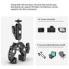 Super Clamp Double Ballhead Smartphones/Action Camera Mount Clip 0-65mm for Tripods and Gimbals