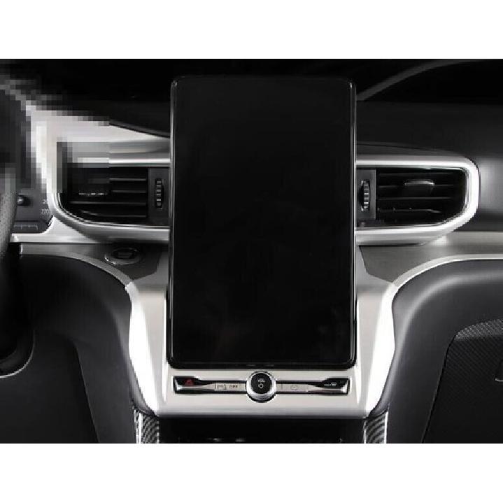 Central Console Panel Trim Fit For Ford Explorer -22 AC Switch Matte Silver