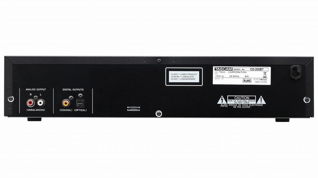 CD-плеер TASCAM с Bluetooth-приемником для коммерческого использования CD-200BT