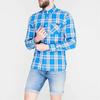 Lee Cooper Blue Checked Shirt, Size XXL