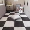 10/16Pcs Soft Plush Carpet Children Kids Rug Baby Game Play Mat Puzzle Carpet EVA Foam Interlocking Exercise Tiles Mat 30*30*1CM