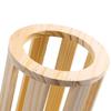 Кролик Морские свинки Домашнее животное Кормушка Аксессуары Шиншилла Еда Сено Контейнер Диспенсер Стойка для сена Миска для еды Цилиндрический Деревянный Крепящийся