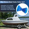 4 inch Boat Bow Roller Trailer Parts Stop Bell Roller With Shaft for Boat Trailer Bracket Boat Accessories