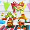 (Qunide) Mexican Taco Tuesday, Gnomes Plush Mexican Decor For Home Party Kitchen Tiered Tray