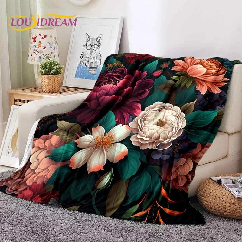 Мягкое фланелевое одеяло Dream Sun Flowers Nordic Daisy для кровати, спальни, дивана, пикника, плед для покрывала, отдыха на свежем воздухе, сна, подарок