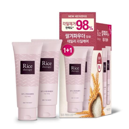 ON THE BODY Rice Therapy Rice Bran Scrub Foam 150ml 1+1 Special