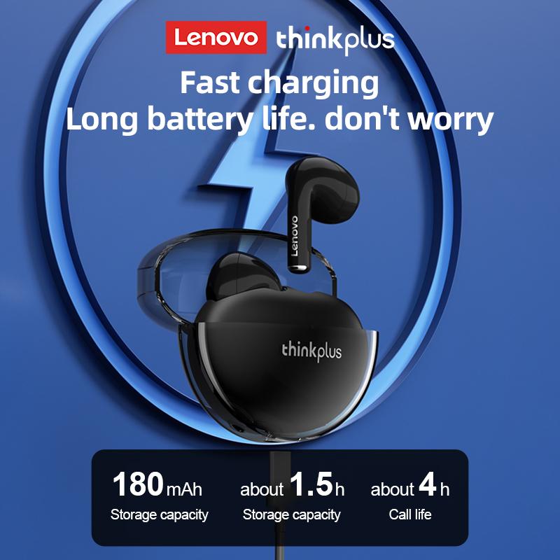 Беспроводные наушники Lenovo LP80 Pro Bluetooth 5.3 TWS Наушники Hi-Fi Стерео Шумоподавление Игровые Спортивные Вкладыши с Микрофоном Гарнитура
