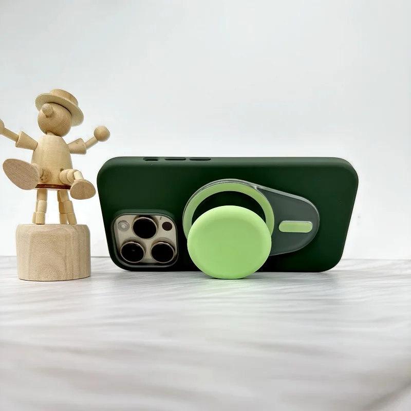 Овальный магнитный держатель для сотового телефона Grip Tok Socket Pocket Finger Ring Stand для iPhone Складной смартфон P-Socket Grip Tok