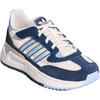 adidas Оригинальные удобные универсальные низкие повседневные детские кроссовки Синие Белые KI5535