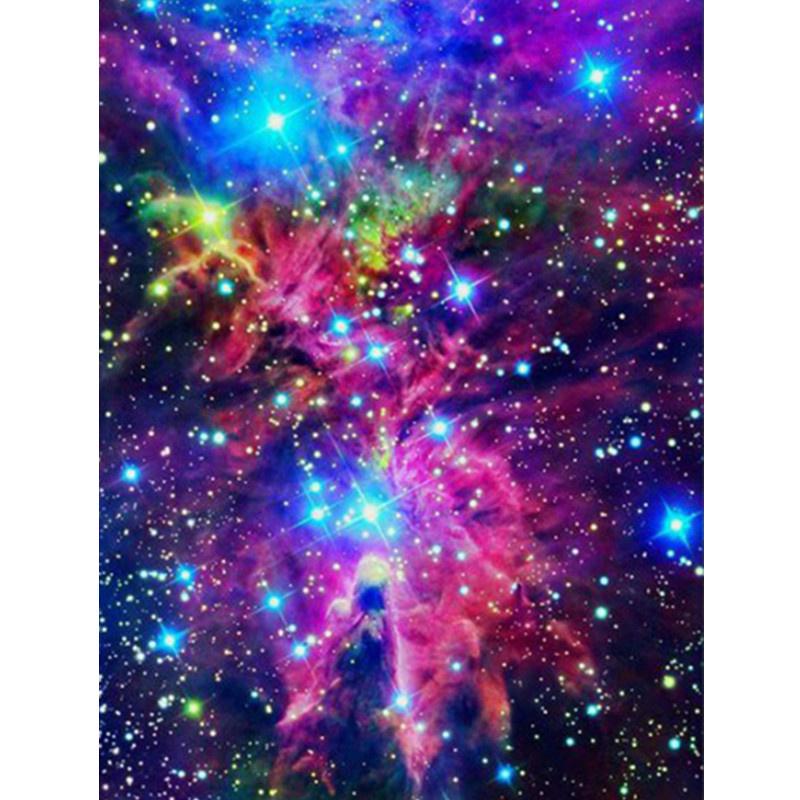 5D DIY Алмазная картина Голубое небо Вселенная Алмазная вышивка Набор для вышивки крестом Полный горный хрусталь Мозаика Домашний декор