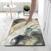 Marble Pattern Kitchen Mat Doormat Carpet Durable Absorbent Non-Slip Entrance Bedside Rug Washable Living Room
