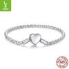 S925 Sterling Silver Love Galaxy Basic Bracelet, Versatile Diy Bracelet Bracelet Accessories