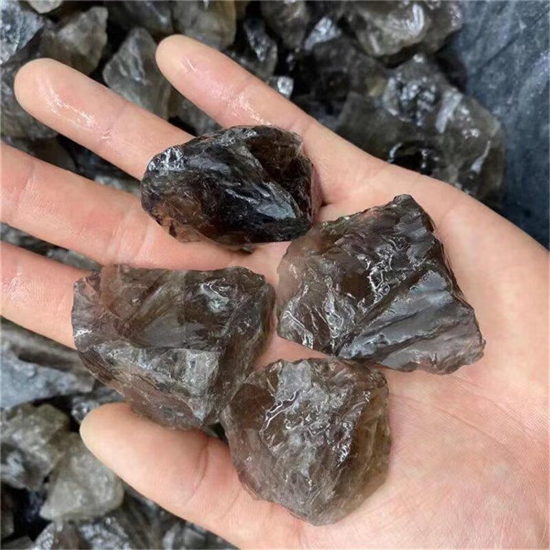 Natural Smoky Quartz Crystals Gem Raw Stone Mine Tea Crystal Original Rock Mineral Specimen Healing Reiki Home Decoration