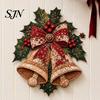 Christmas Craft Kits for Home Decor Patchwork DIY Kit, Santa Snowman Tree Fabric Rustic Making Vintage Holiday Sewing Kit Adults, Handmade