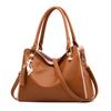 Women's Bag Soft Leather Mother Bag Korean Version New Fashionable and Simple Middle-aged Women's Bag Large-capacity Handbag